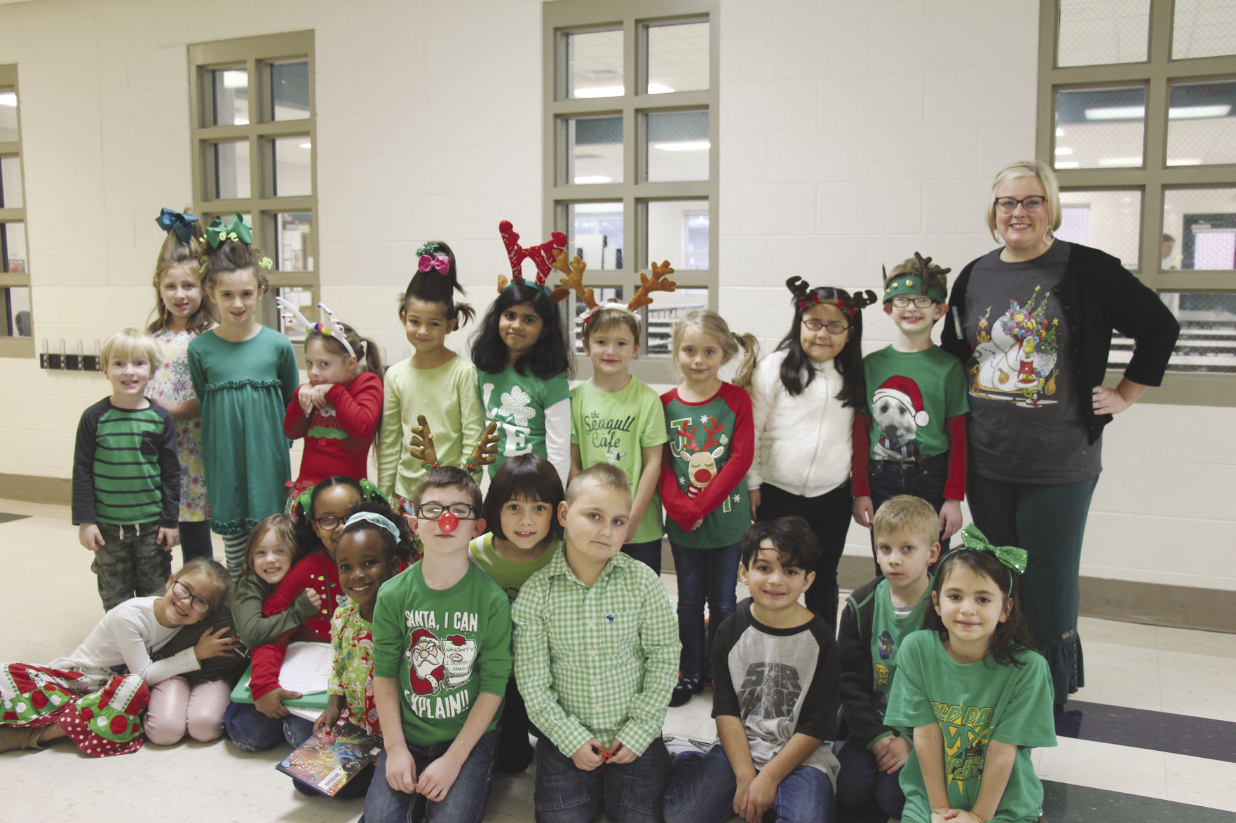 MES first-graders celebrate 'The Grinch'